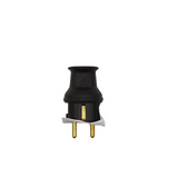 Stecker IP44 Schwarz und Weiß