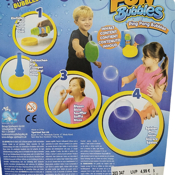 Fun Bubbles Ping Pong